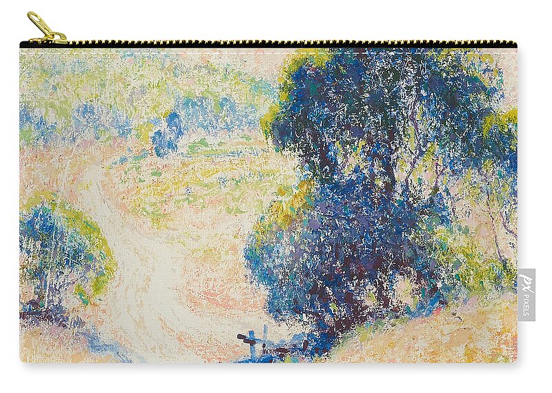 Vector Zip Pouch featuring the painting William Clapp by MotionAge Designs