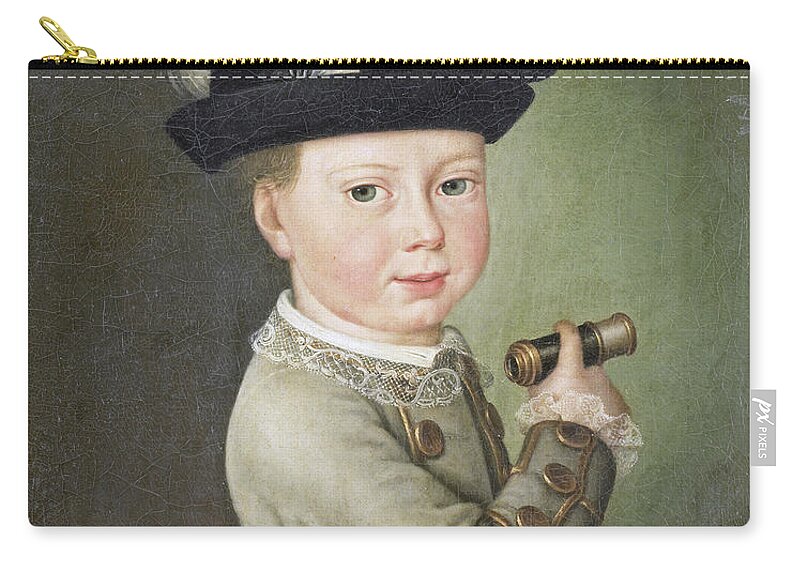 Anonymous Zip Pouch featuring the painting William George Frederick, Prince of Orange-Nassau, as a Child by Anonymous