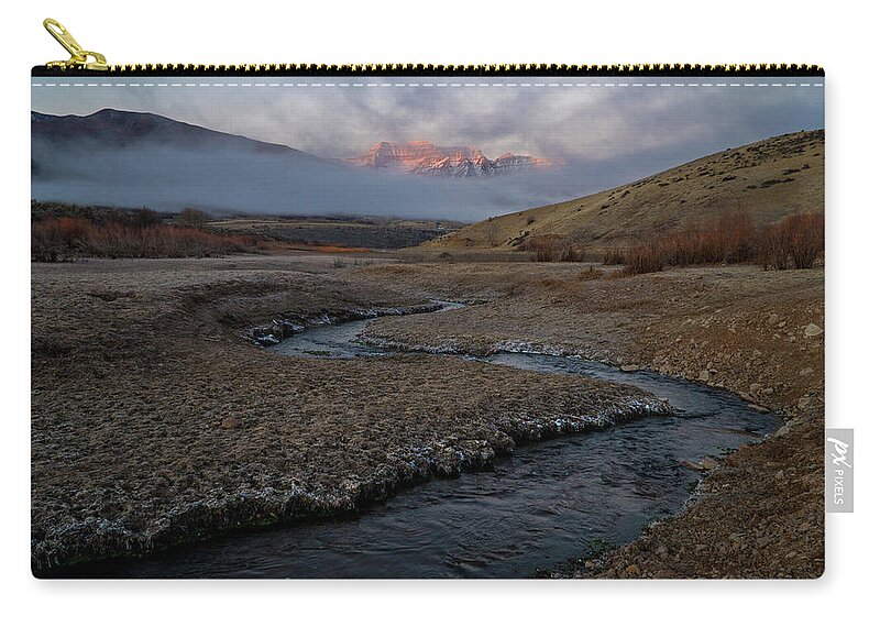 Utah Carry-all Pouch featuring the photograph Winding Stream by Wesley Aston