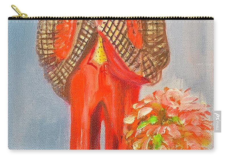 Autumn Carry-all Pouch featuring the painting Window Dressing by Juliette Becker