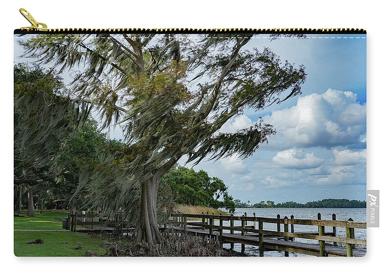 Mount Dora Zip Pouch featuring the photograph Windswept by Todd Tucker