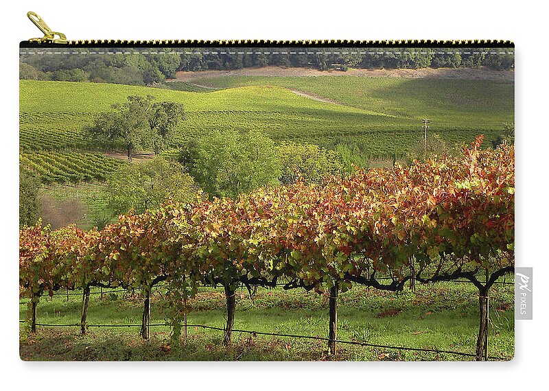 Sonoma Carry-all Pouch featuring the photograph Wine Country by Kerry Obrist