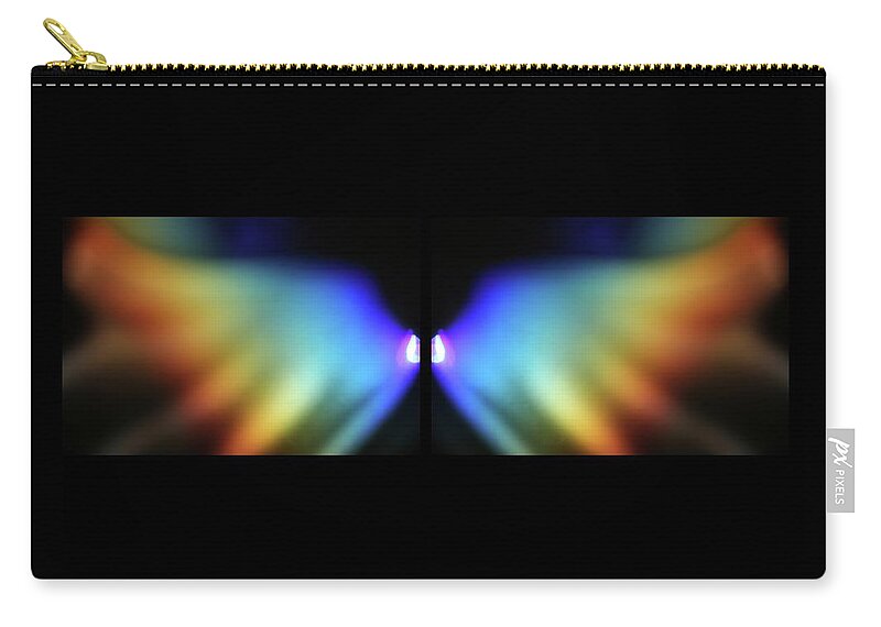 Wings Zip Pouch featuring the photograph Wings by Hartmut Knisel