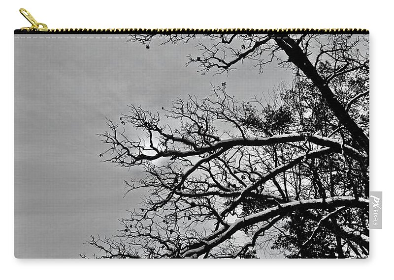 Winter Zip Pouch featuring the photograph Winter Sky by Sarah Lilja