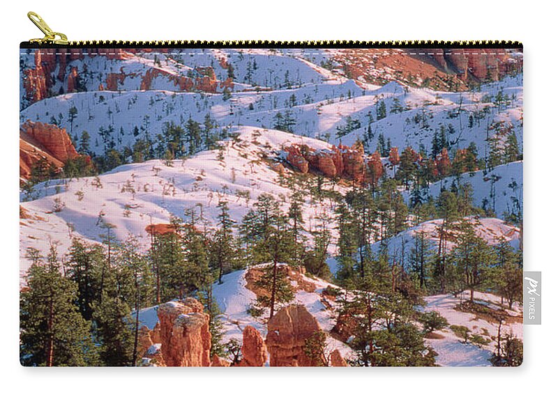 Dave Welling Carry-all Pouch featuring the photograph Winter Sunrise Bryce Canyon National Park by Dave Welling