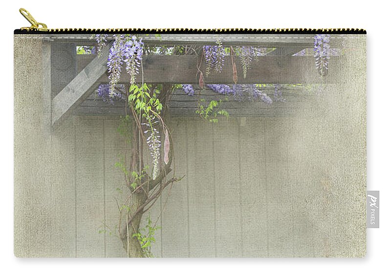 Flowers Carry-all Pouch featuring the photograph Wisteria Tree by Marilyn Cornwell