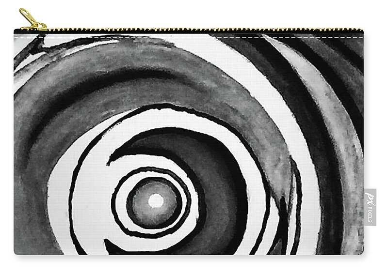 Spirals Carry-all Pouch featuring the photograph Whirlwind by Kerry Obrist