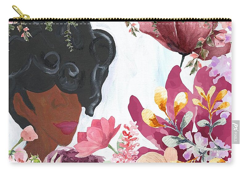  Zip Pouch featuring the painting Milk and Honey by Francis Brown