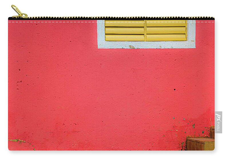© 2015 Lou Novick All Rights Revered Zip Pouch featuring the photograph Yellow Vent by Lou Novick