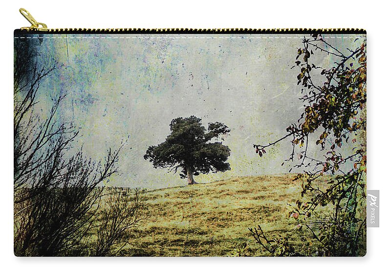 Tree Zip Pouch featuring the photograph Yesteryear 3 by Roseanne Jones