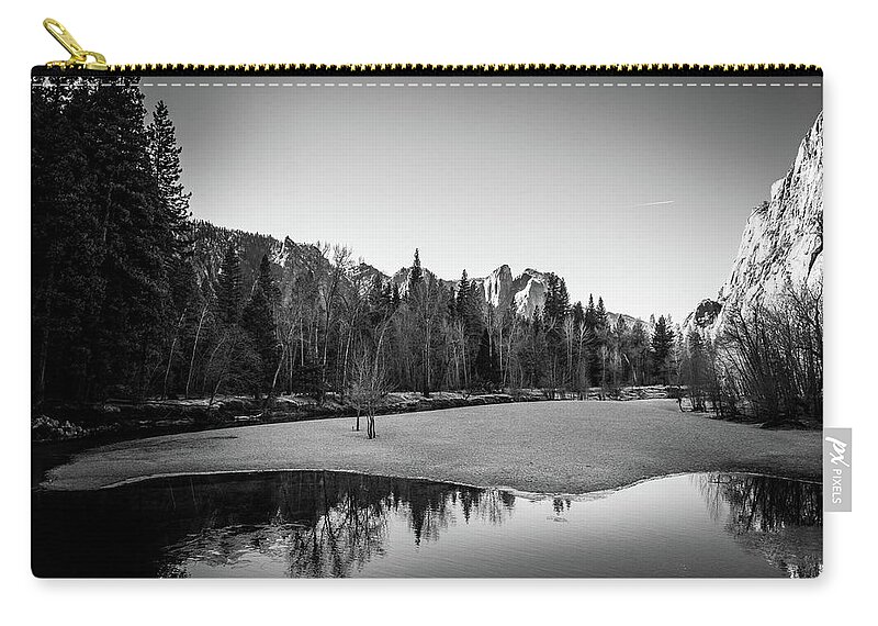 Yosemite Zip Pouch featuring the photograph Yosemite Valley by Aileen Savage