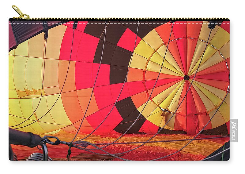 Arizona Zip Pouch featuring the photograph Yuma Balloon Festival-114.jpg by Jack and Darnell Est
