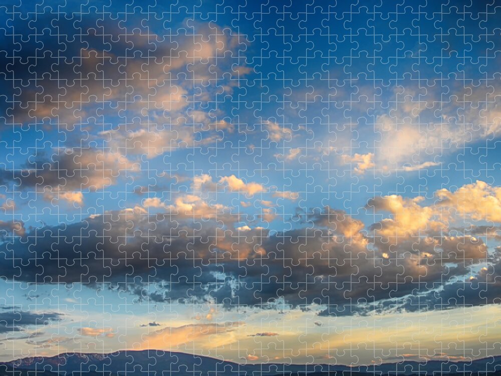 Colorado Sunset Jigsaw Puzzle featuring the photograph Breathtaking Colorado Sunset 2 by Angelina Tamez