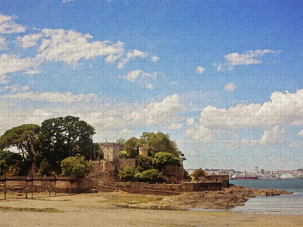 Tranquility Jigsaw Puzzle featuring the photograph Santa Cruz Castle by Carol Yepes