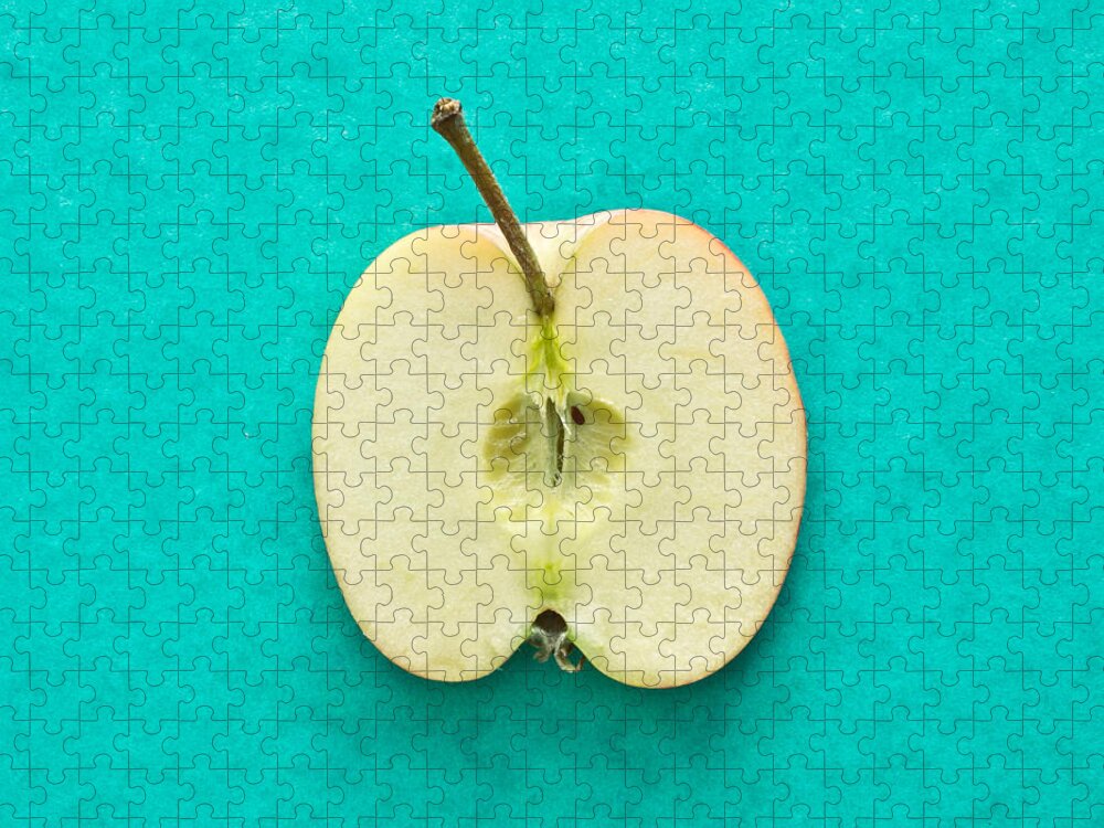Apple Jigsaw Puzzle featuring the photograph Apple #1 by Tom Gowanlock