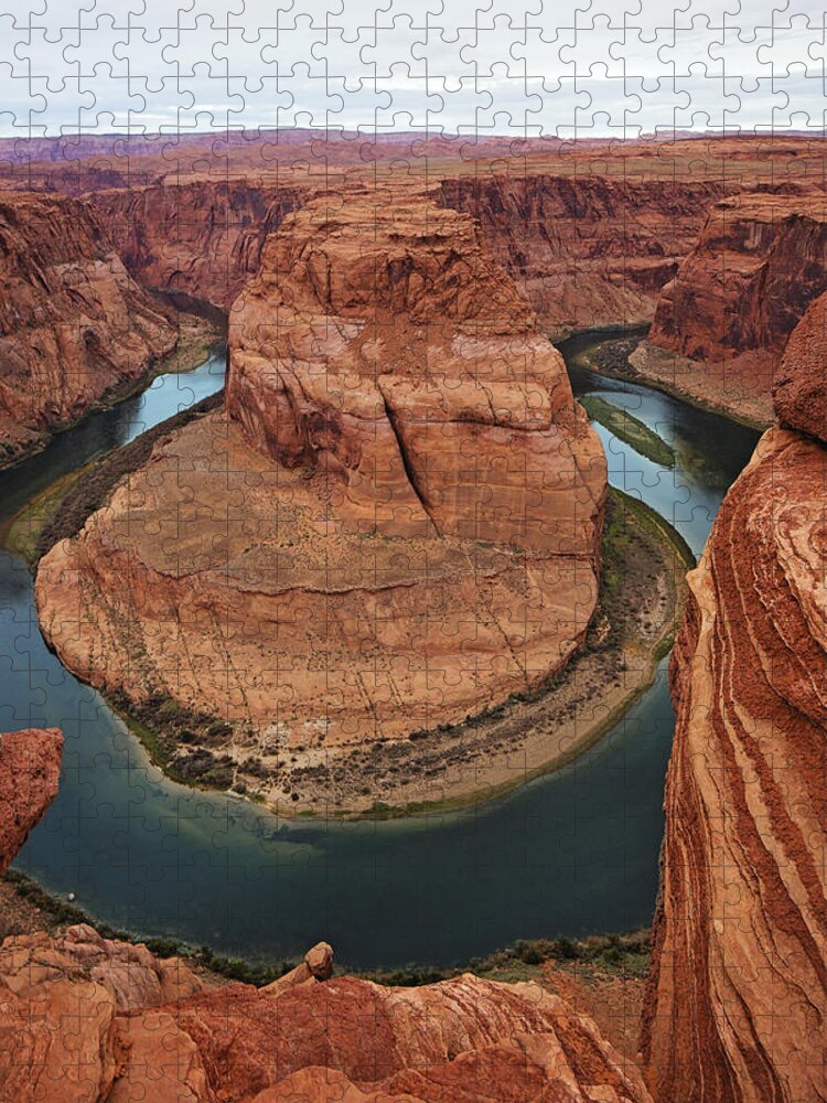 Lake Powell Jigsaw Puzzle featuring the photograph Around The Bend #1 by Deborah Penland