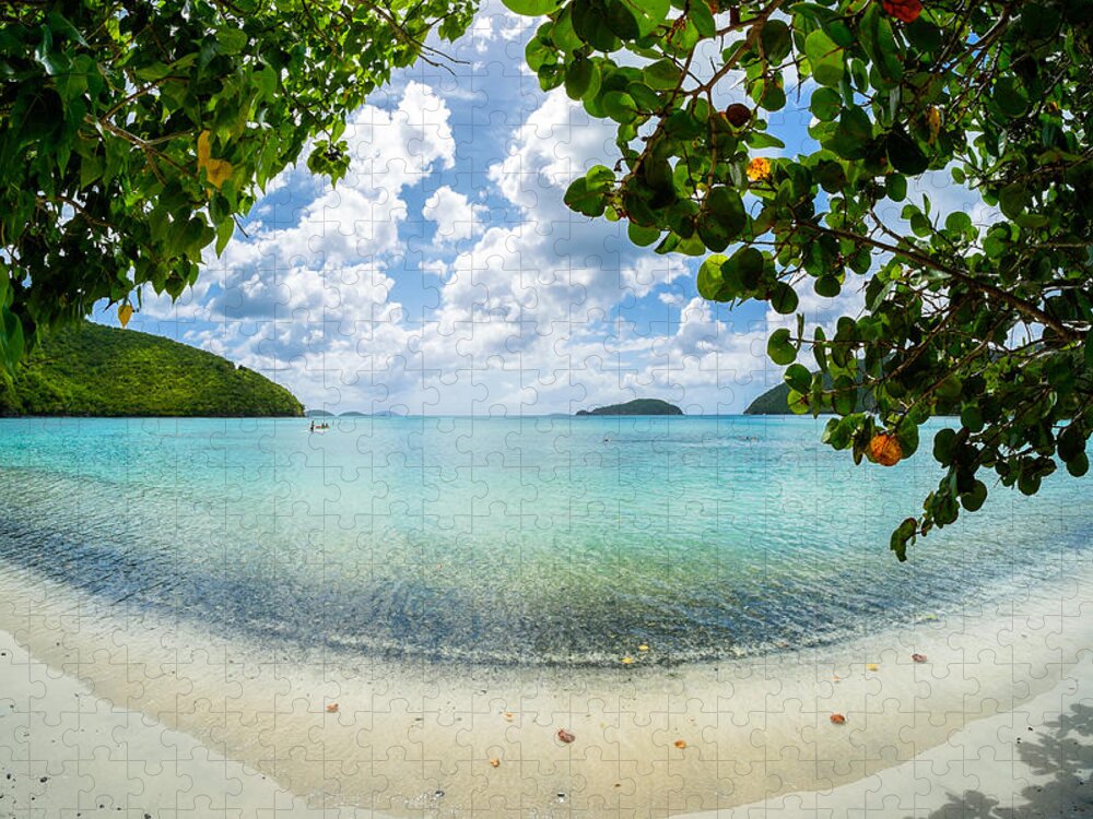 Caribbean Jigsaw Puzzle featuring the photograph Beautiful Caribbean beach #1 by Raul Rodriguez