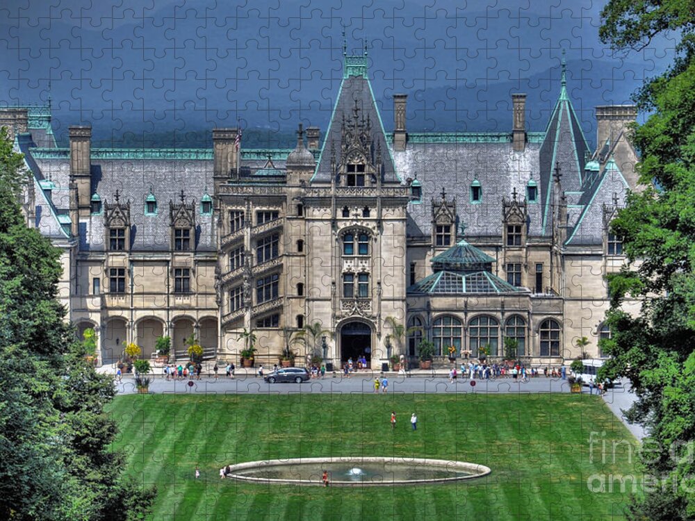 The Biltmore House Jigsaw Puzzle featuring the photograph Biltmore House #1 by Savannah Gibbs