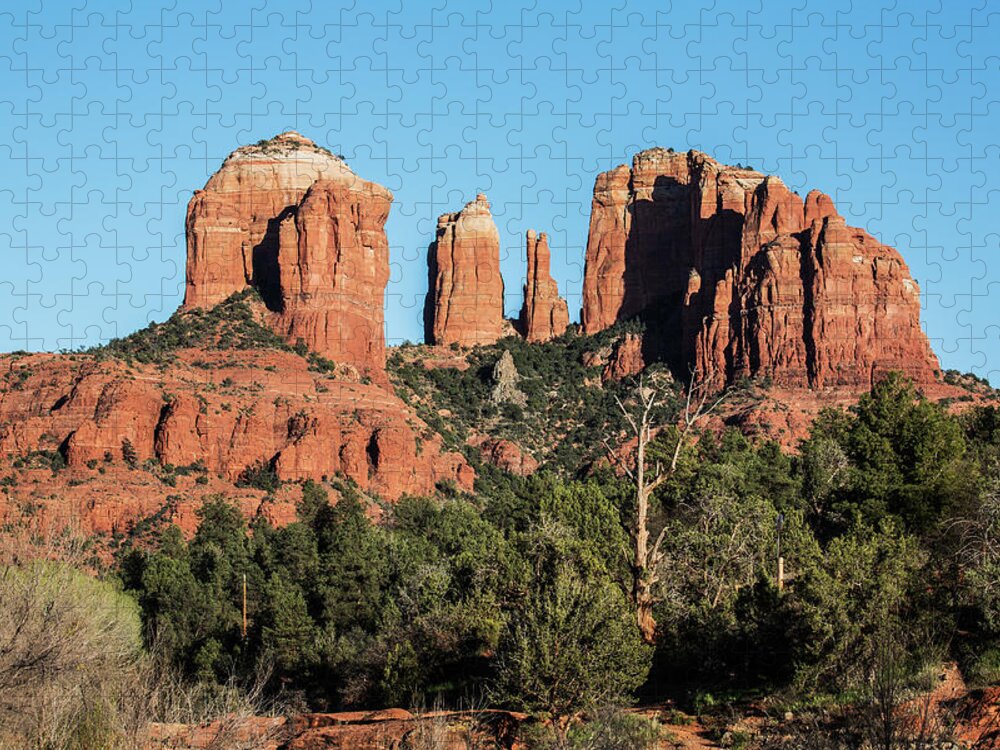 Arizona Jigsaw Puzzle featuring the photograph Cathedral Rock #1 by Jgareri