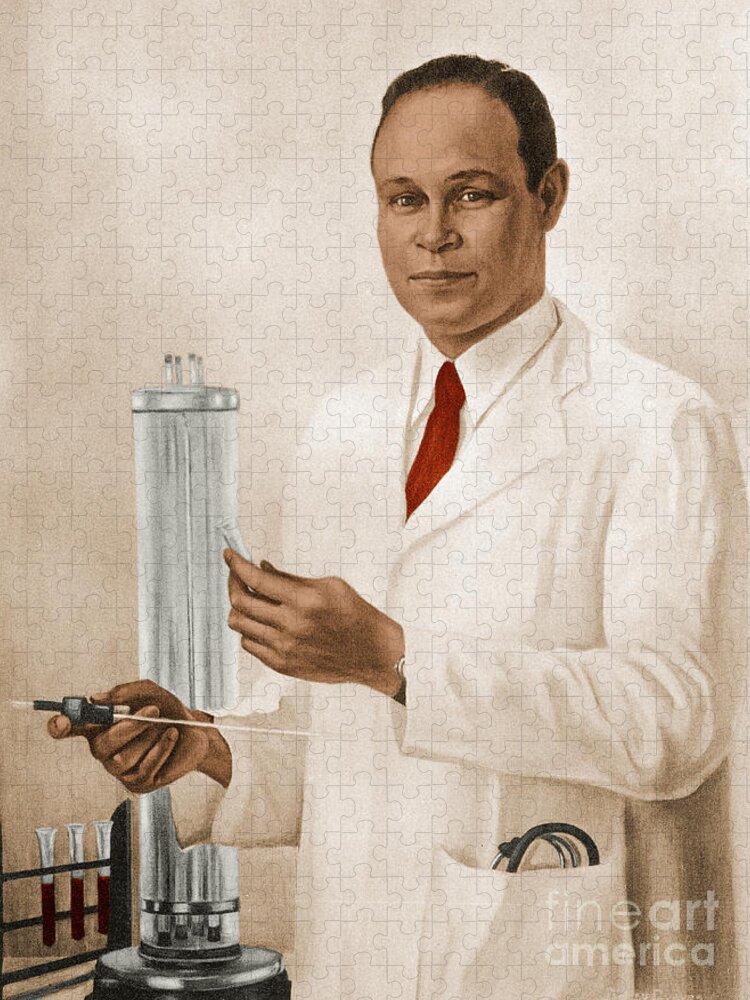 Science Jigsaw Puzzle featuring the photograph Charles R. Drew by Science Source