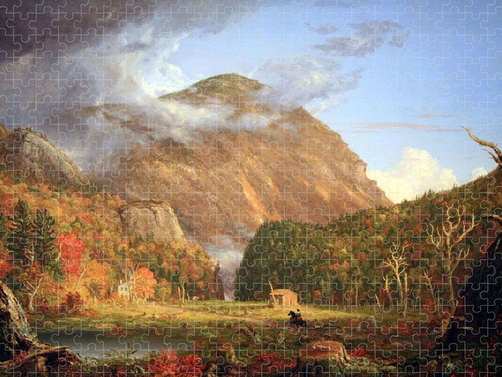 The Notch Of The White Mountains Jigsaw Puzzle featuring the photograph Cole's The Notch Of The White Mountains -- Crawford Notch by Cora Wandel