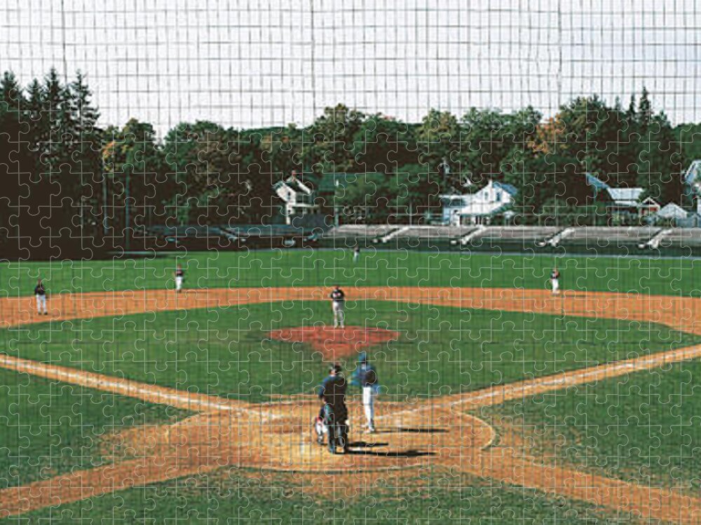 Photography Jigsaw Puzzle featuring the photograph Doubleday Field Cooperstown Ny #1 by Panoramic Images