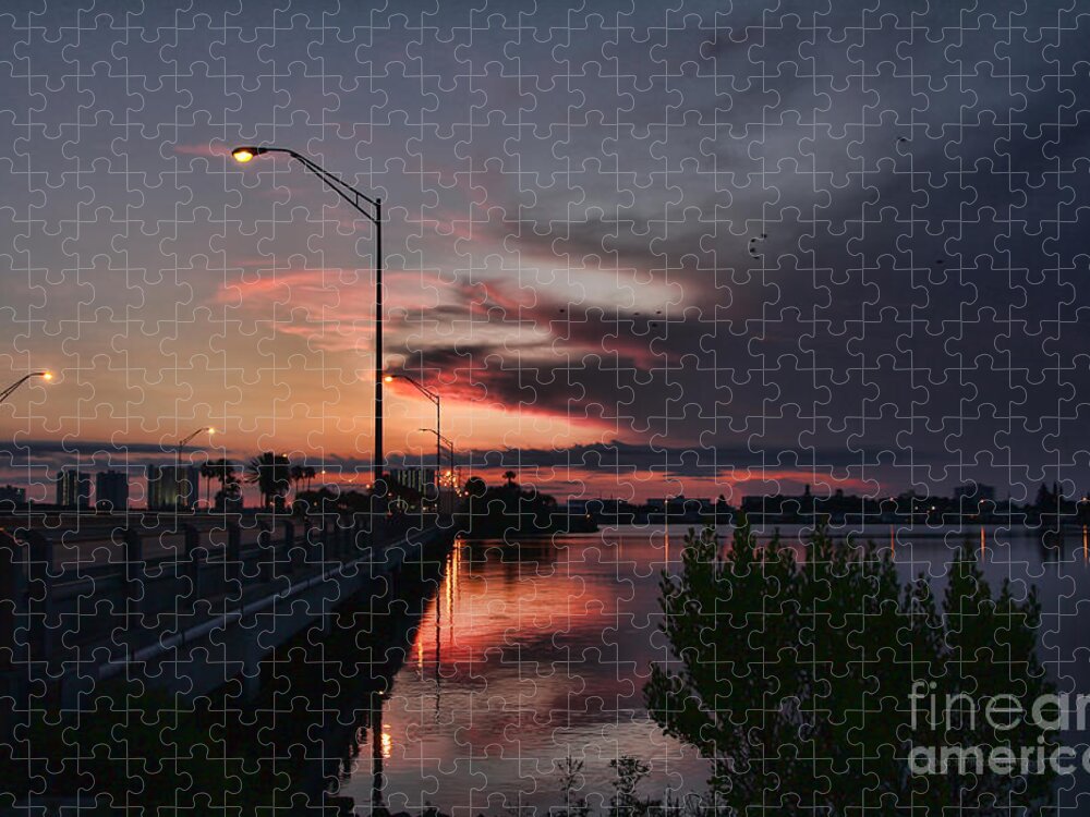 Sunrise Jigsaw Puzzle featuring the photograph Early Morning View #2 by Deborah Benoit