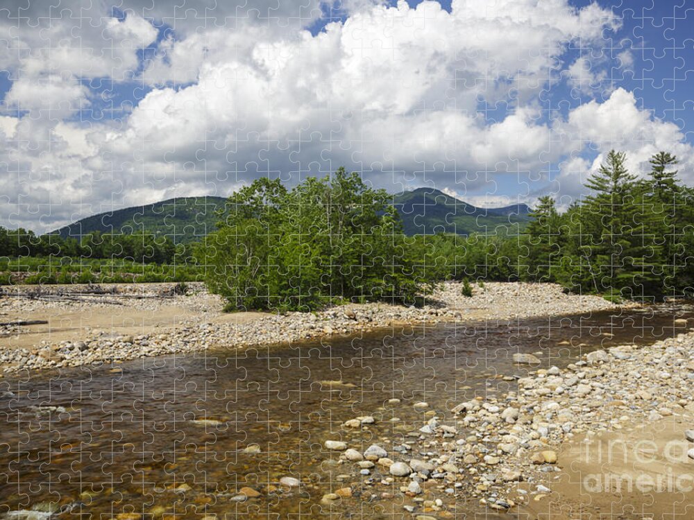 East Branch Of The Pemi Jigsaw Puzzle featuring the photograph East Branch of the Pemigewasset River - Lincoln New Hampshire #1 by Erin Paul Donovan