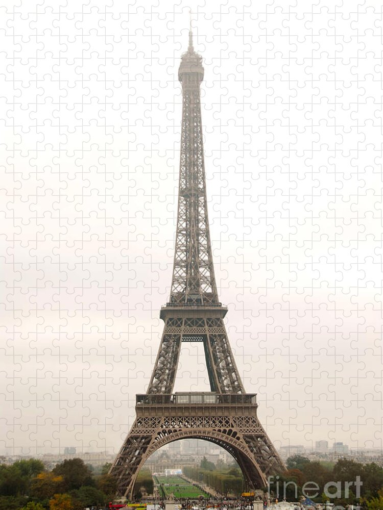 Eiffel Jigsaw Puzzle featuring the photograph Eiffel tower 3 by Elena Elisseeva
