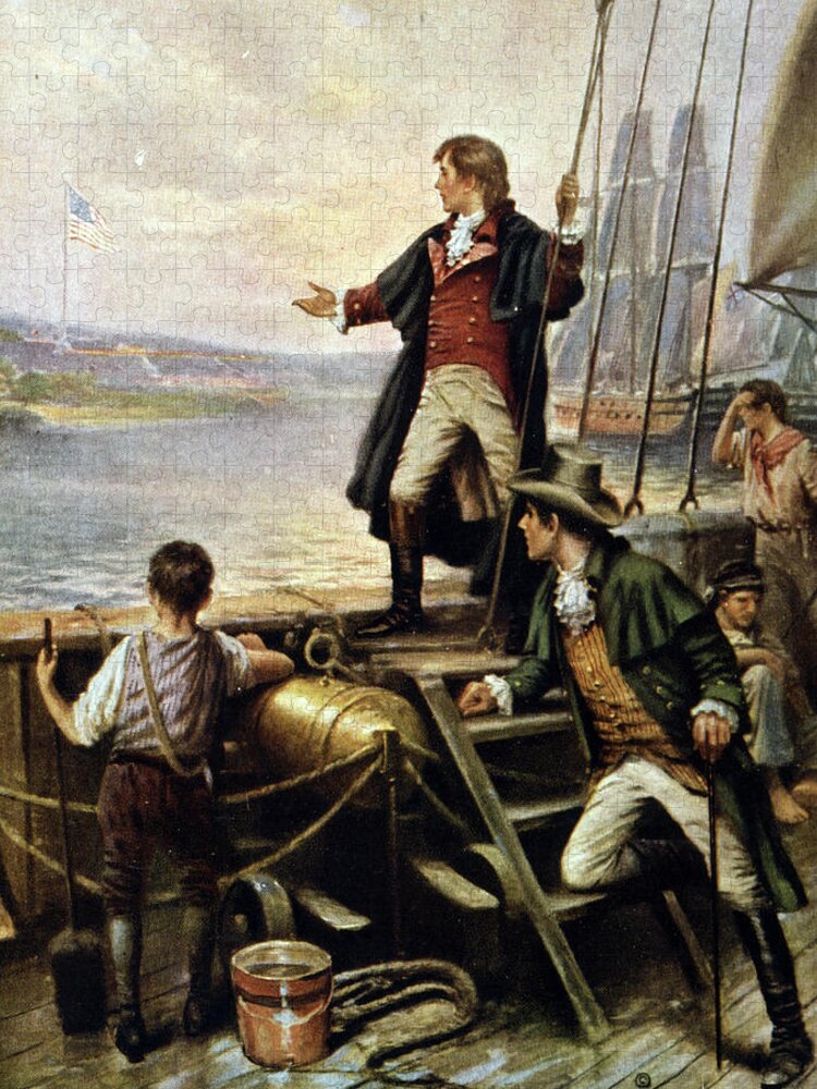 1814 Jigsaw Puzzle featuring the painting Francis Scott Key (1779-1843) #1 by Granger