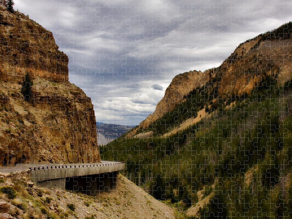 glen Creek Jigsaw Puzzle featuring the photograph Golden Gate Canyon #1 by Lana Trussell