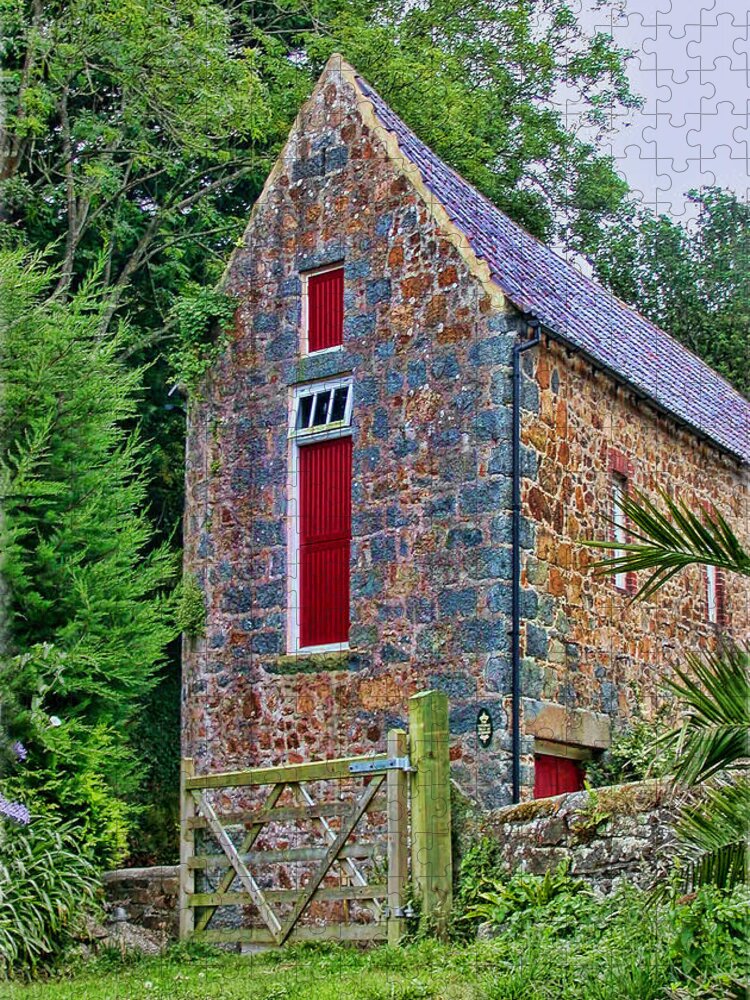 Isle Of Guernsey Jigsaw Puzzle featuring the photograph Guernsey Barn #1 by Bellesouth Studio