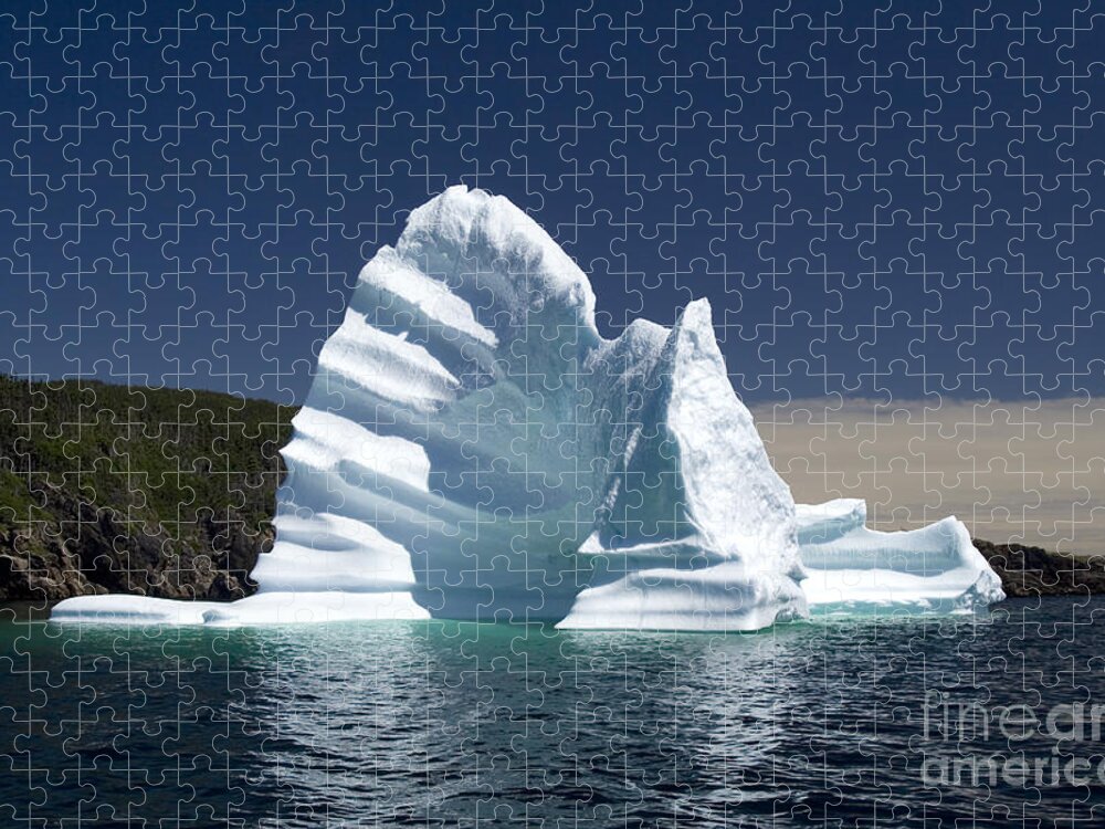 Iceberg Jigsaw Puzzle featuring the photograph Iceberg #1 by Liz Leyden