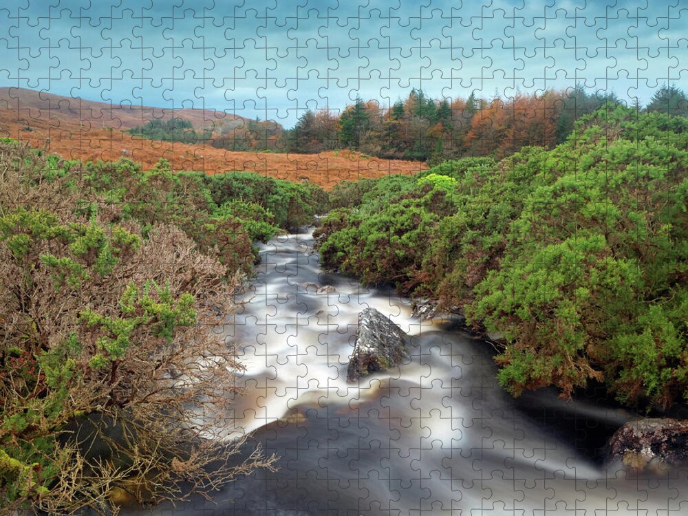 Scenics Jigsaw Puzzle featuring the photograph Irish Landscape #1 by Mammuth