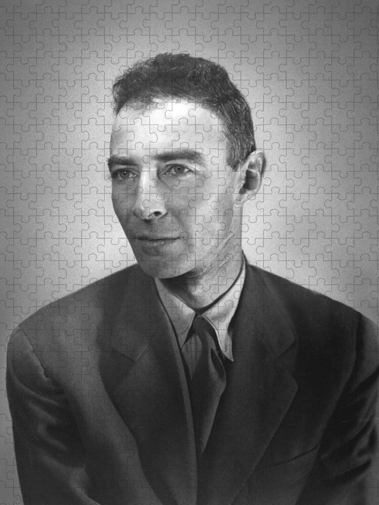Science Jigsaw Puzzle featuring the photograph J. Robert Oppenheimer, American #1 by Science Source
