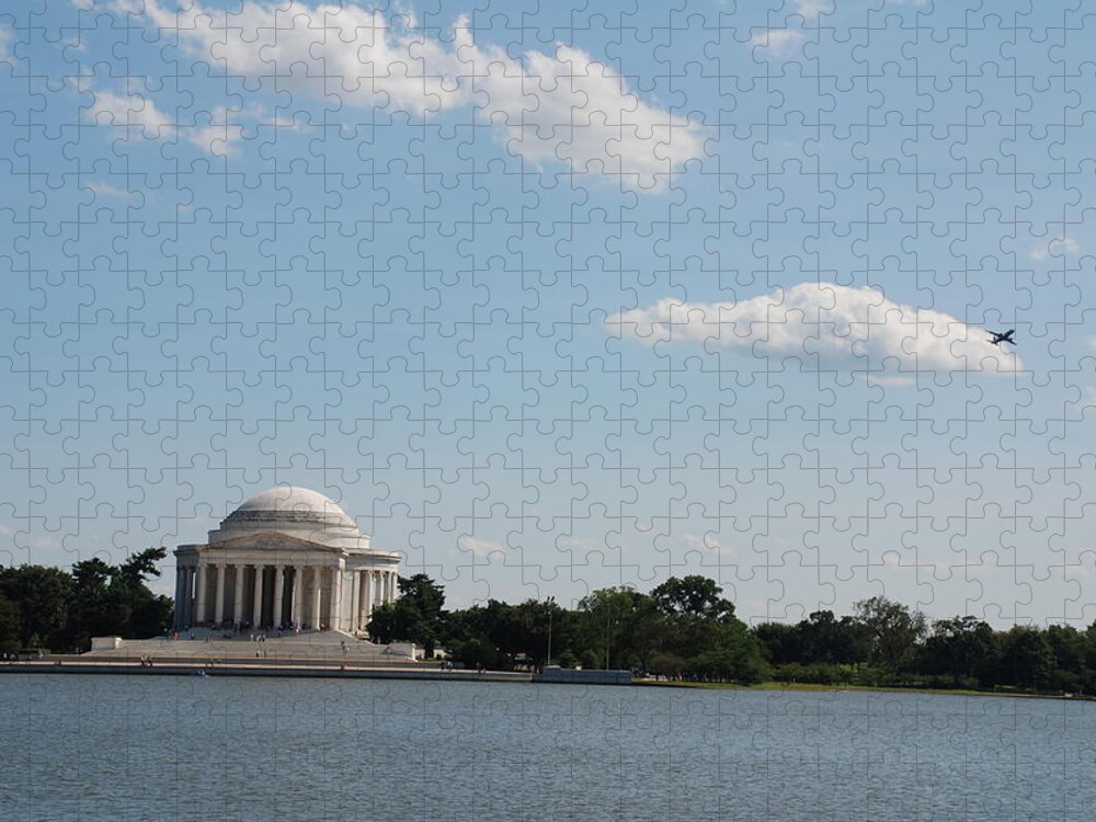 Declaration Of Independence Jigsaw Puzzle featuring the photograph Memorial by the Water by Kenny Glover