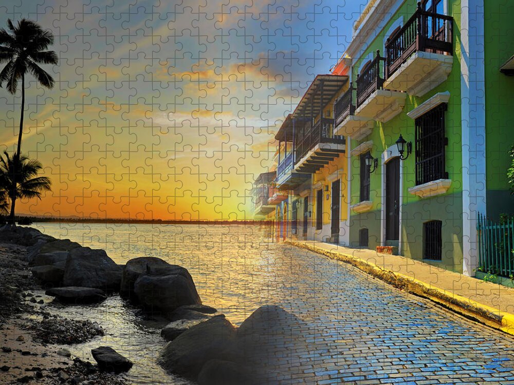 Puerto Rico Jigsaw Puzzle featuring the photograph Puerto Rico Collage 4 by Stephen Anderson