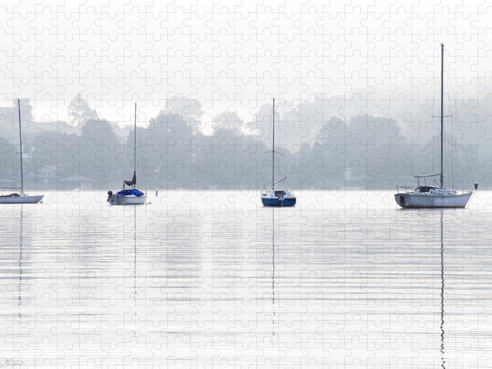 Sailing Jigsaw Puzzle featuring the photograph Sailboats #1 by Sharon Popek