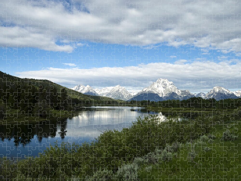 Snake River Jigsaw Puzzle featuring the photograph Oxbow Bend by Crystal Wightman