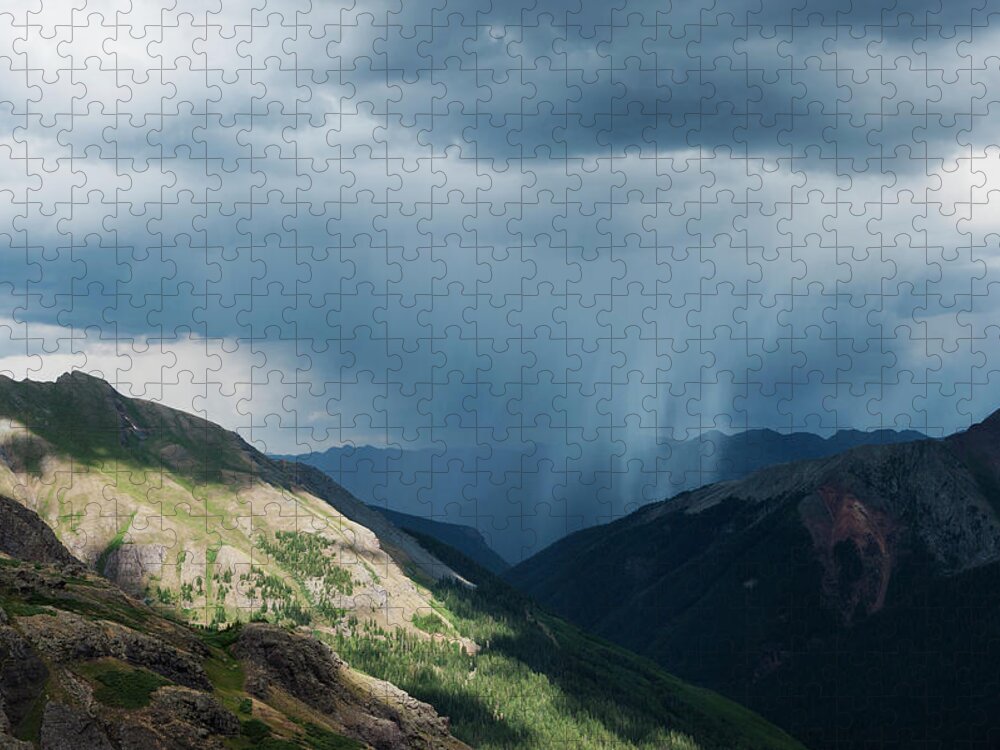 San Juan Mountains Jigsaw Puzzle featuring the photograph Summer Thunderstorms From Ice Lakes #1 by Cody Duncan