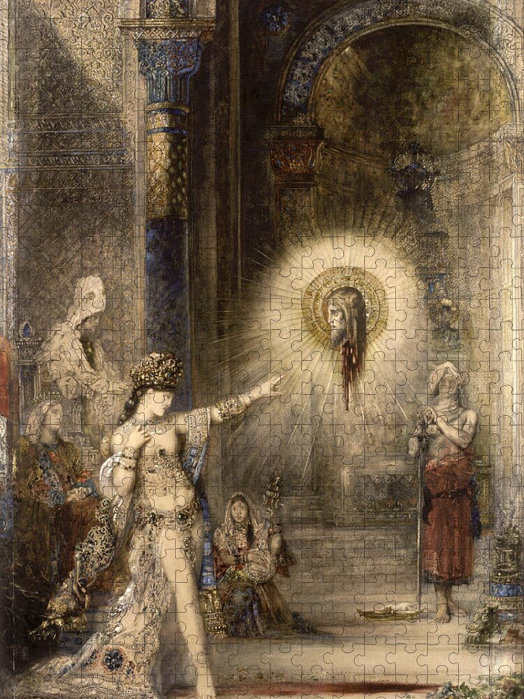 Gustave Moreau Jigsaw Puzzle featuring the painting The Apparition by Gustave Moreau