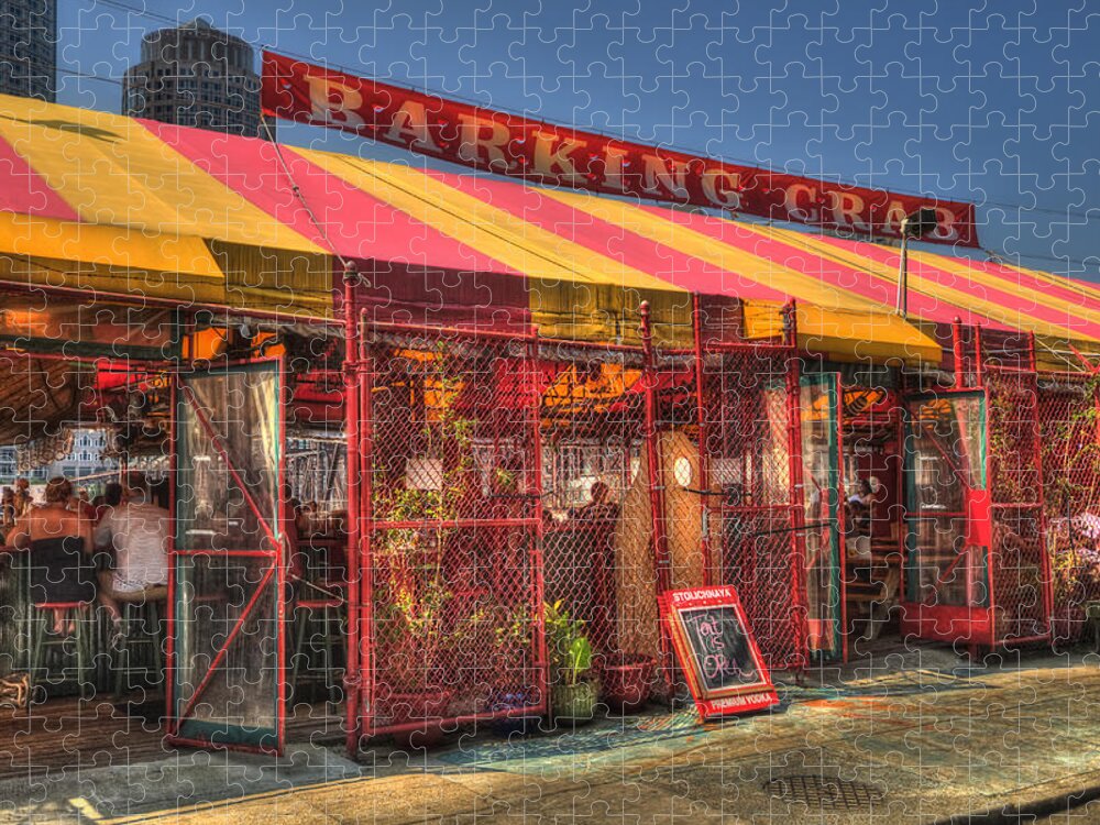 The Barking Crab Jigsaw Puzzle featuring the photograph The Barking Crab Boston #1 by Joann Vitali