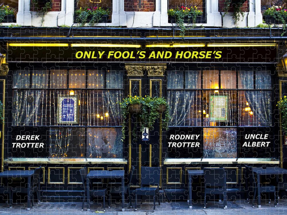 Only Fools And Horse's Jigsaw Puzzle featuring the photograph The Only Fool's and Horse's #1 by David Pyatt