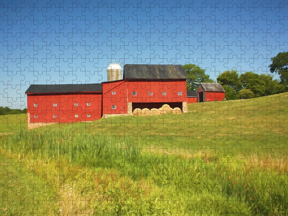 Farm Jigsaw Puzzle featuring the photograph Country Living in Virginia by Kim Hojnacki