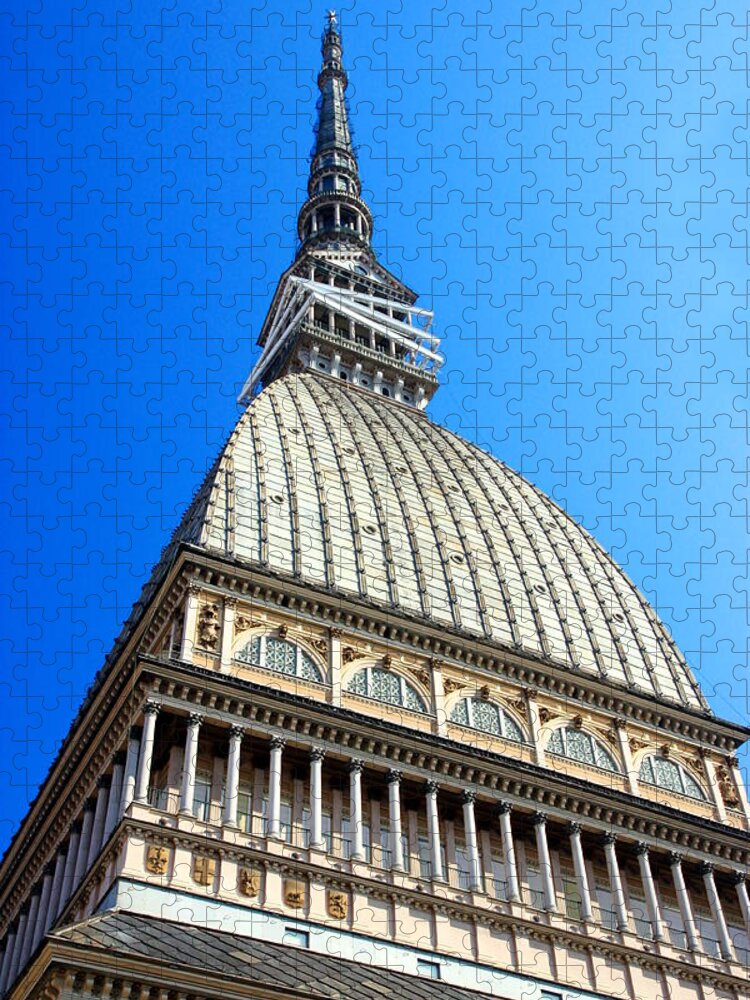 Mole Jigsaw Puzzle featuring the photograph Turin Mole Antonelliana #1 by Valentino Visentini
