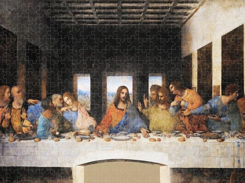 The Last Supper #17 Jigsaw Puzzle by Leonardo da Vinci - Fine Art America