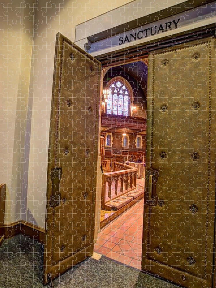 Mn Church Jigsaw Puzzle featuring the photograph Hennepin Avenue Methodist Church #13 by Amanda Stadther
