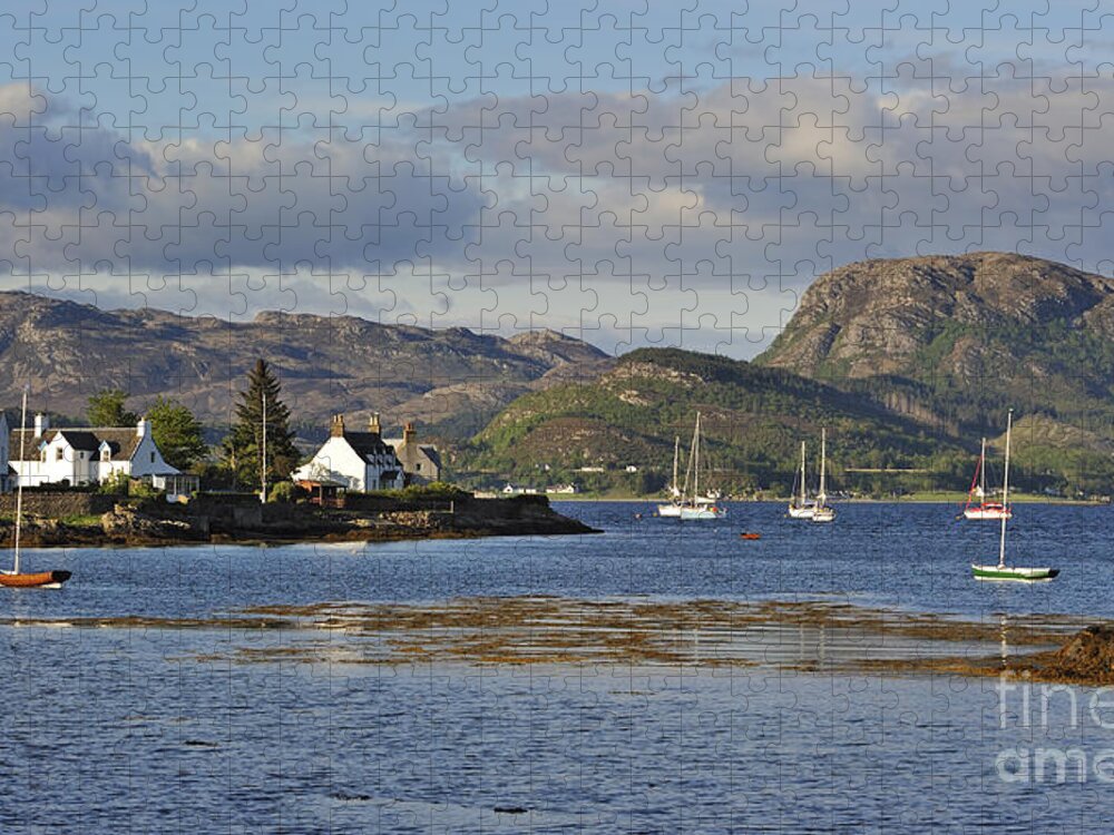 Loch Carron Jigsaw Puzzle featuring the photograph 110221p277 by Arterra Picture Library