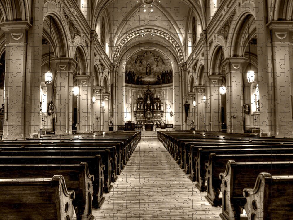 Mn Church Jigsaw Puzzle featuring the photograph Church of the Assumption #9 by Amanda Stadther