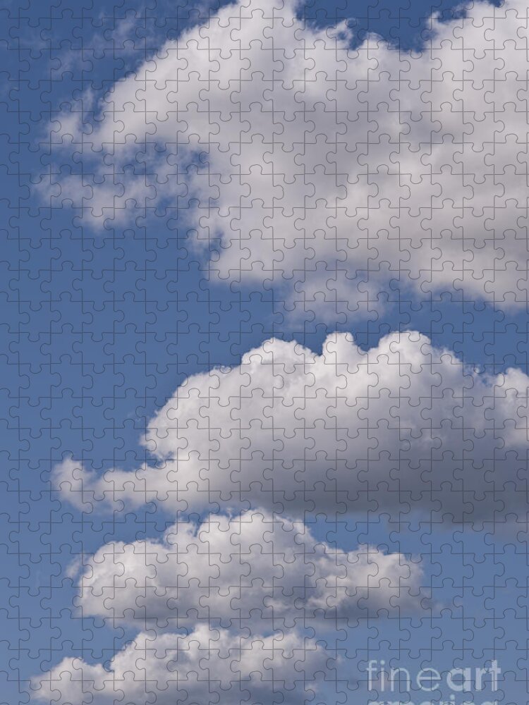 Atmosphere Jigsaw Puzzle featuring the photograph Cumulus clouds #15 by Jim Corwin